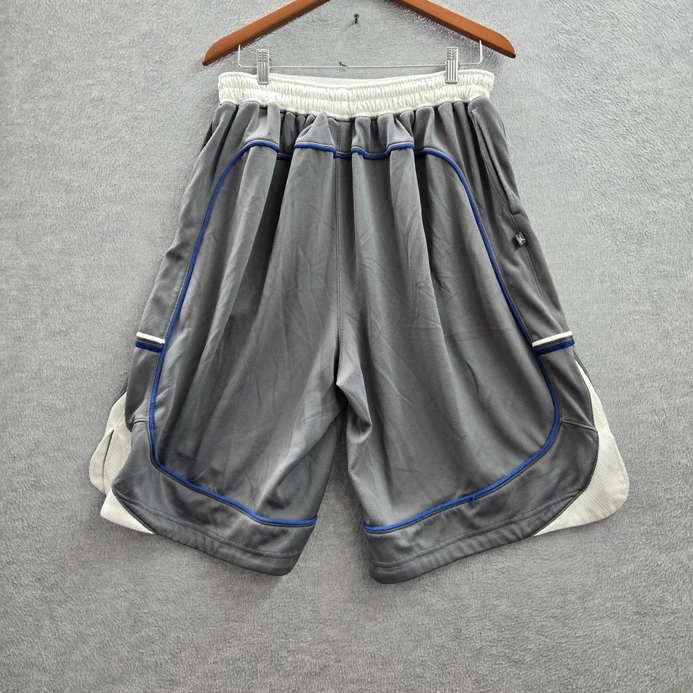 VINTAGE Air‎ Jordan Men Activewear Shorts L Gray Embroidered Jumpman Logo 10